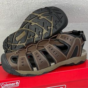 Coleman Sandals Size 12 Closed Toe Sling Back Heel Drawstring Toggle
